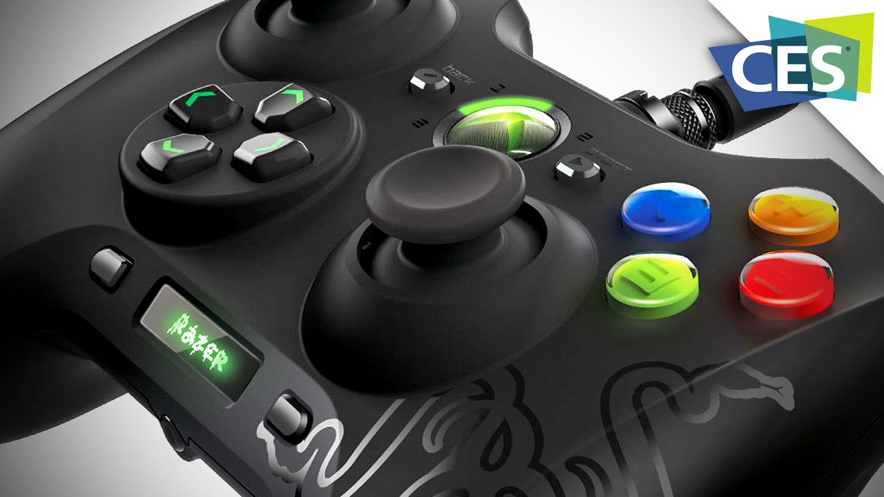 Razer Sabertooth Gaming Controller -- XBOX 360, PC (CES 2013)