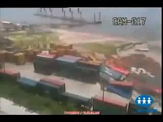 Shocking Landslide In Brazil Oct 16th - CCTV Footage