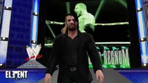WWE 2K15 RAW _ Sting & John Cena & Randy Orton vs Triple H & Seth Rollins & Rusev -2015 (PS4)