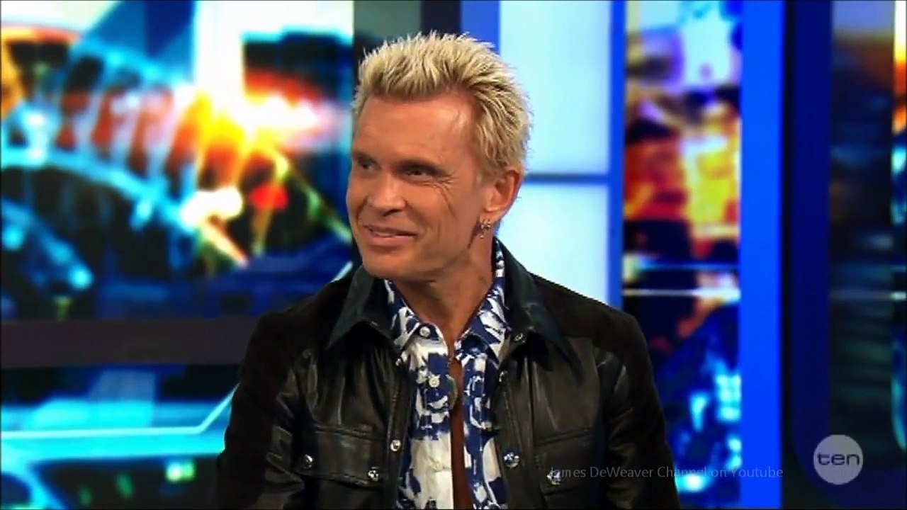 Billy Idol Australian Tv Interview LIVE + More March 23, 2015