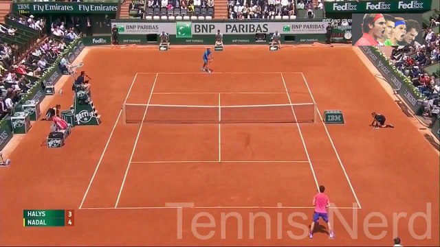 Rafa Nadal vs Quentin Halys - R1 (R128) Roland Garros 2015