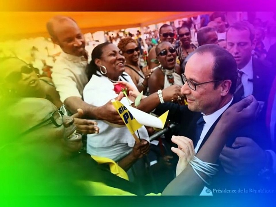 Déplacement en Guadeloupe du Président de la République Française en GUADELOUPE 10 Mai 2015 Lieu : Basse-Terre, France