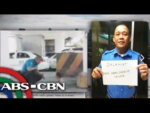 MMDA traffic enforcer shares story behind viral photo