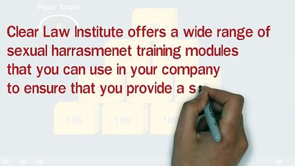 sexual harassment training