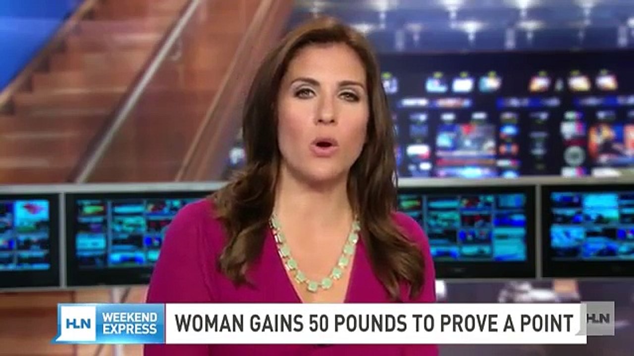 Reality TV star gains weight to prove a point
