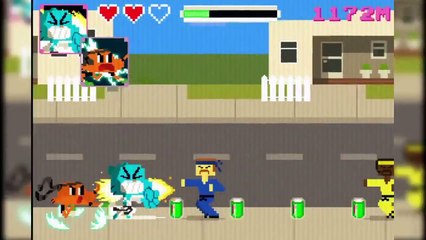 Cartoon Network Games: The Amazing World of Gumball Suburban Karate Master