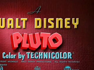 Disney Cartoon Pluto 1942 Pluto At The Zoo