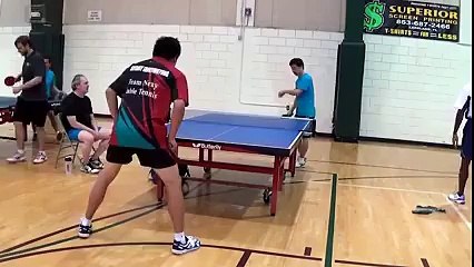 The best ever shot played in the Table tennis