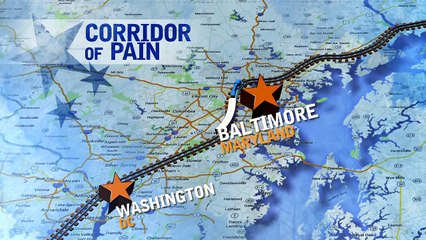 Le corridor de la souffrance : Baltimore, Wilmington, Philadelphia, et Newark