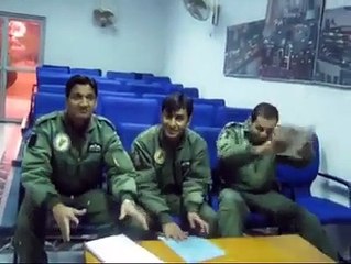 PAF Pilots enjoying in Break time