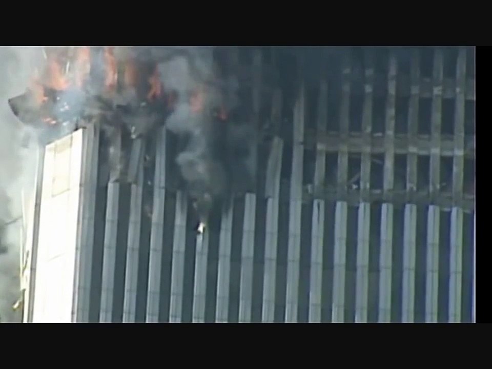 911 WTC Holograms: 3-D Waving Man Projection & Extradimensional Black Objects ~ The Occult on 9/11