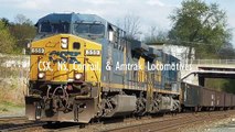 CSX, NS, Conrail, & Amtrak Locomotives Invade Amsterdam, NY