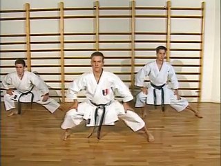 Karaté - cours 1 : échauffement et étirements