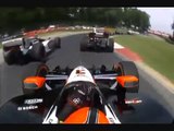 Formula Indy Helio Castroneves Mid-Ohio Onboard Race Start 2010