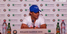 Nadal Press conference / R1 RG 2015