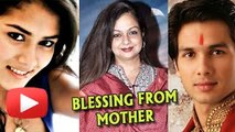 Shahid Kapoor - Mira Rajput Get Blessings From Shahid's Mother Neelima Azeem - The Bollywood