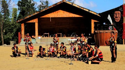 Sangpun Chim Khi (Demostration of spinning and weaving) - Yimchungru Naga tribe