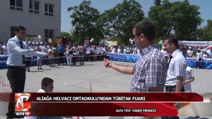Aliağa Helvacı Ortaokulu'ndan Tübitak Fuarı