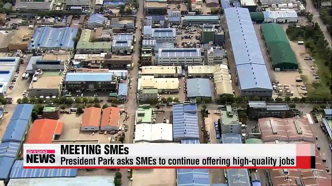 President Park urges SMEs to lead efforts to create high-quality jobs