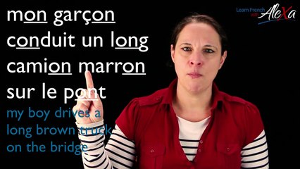How to pronounce "ON" sound in French (Learn French With Alexa)