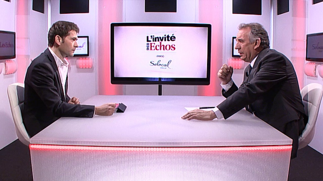 L'invité des Echos : François Bayrou