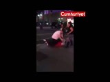 Polis kavgayı ayırmaya çalışan kadını vurdu