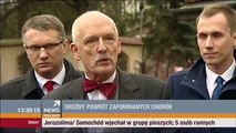 Janusz Korwin-Mikke o przymusie szczepień (06.03.2015 Polsat News)
