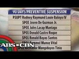 14 Pampanga cops suspended for 'Agaw Bato' modus