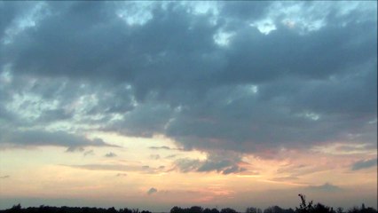 Sunset, the beauty of Sky Full HD time-lapse 2015
