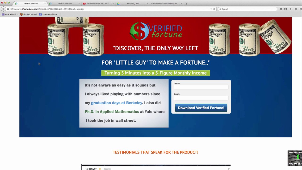 Verifired Fortune Scam Exposed