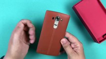 Déballage du LG G4 : dos en cuir, écran légèrement incurvé