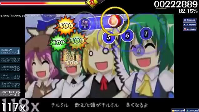 osu - Chirumiru Cirno [lunatic] - FC