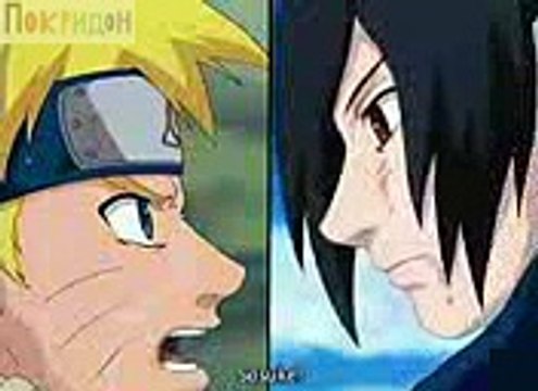 Наруто;; - Наруто против Саске (очень старый клип)