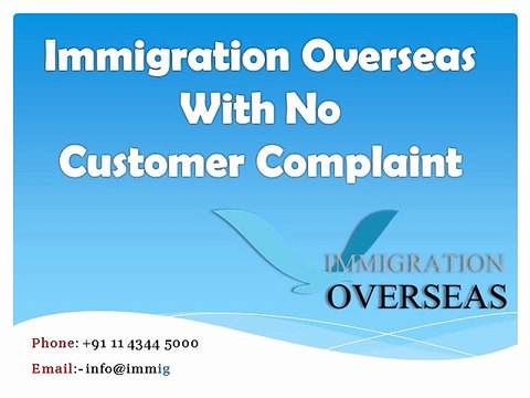 No Complaints against Immigration Overseas