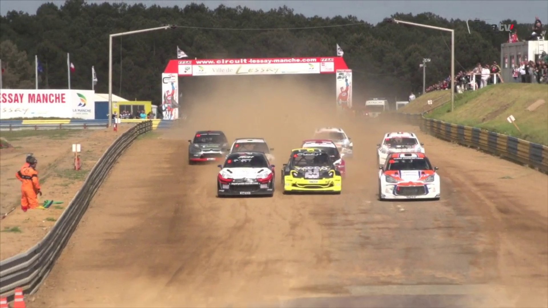Championnat de France de Rallycross 2015 - Lessay - Vidéo Dailymotion