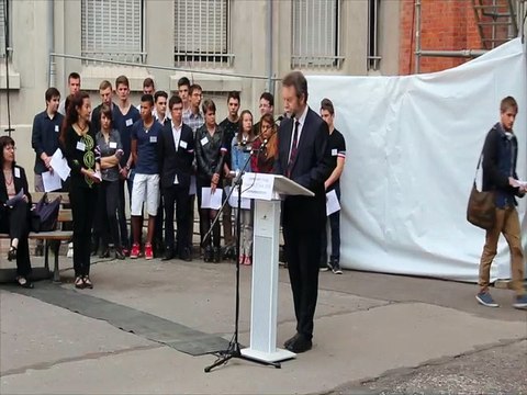 Devoir de mémoire au lycée Jules Haag - Besançon