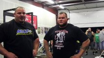 Shaw and Petursson WSM 2011 Reverse Band Deadlift Training