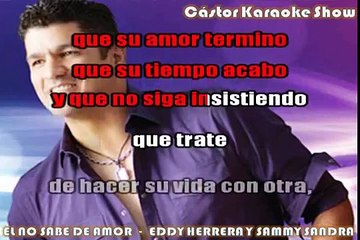 el no sabe de amor   eddy herrera y sammy sandra   demo