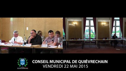 Conseil municipal du 22 mai 2015 à Quiévrechain - Partie 3