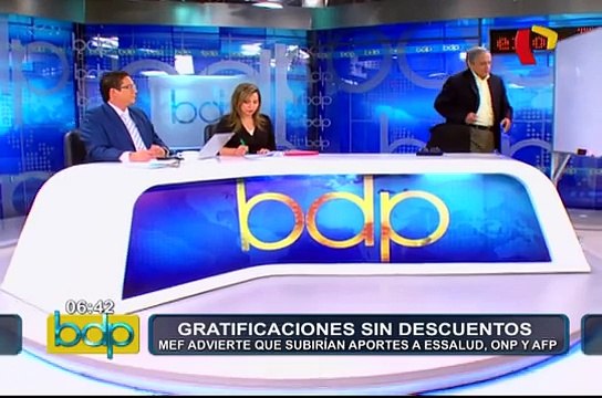 Jorge González: “Sería un grave error si Humala observa exoneración de descuentos a gratificaciones”