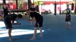 Yasubey Enomoto demonstrates heel hook submission techniques