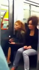 Violente dispute dans le métro !