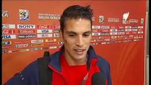 English interview with Chile's Mark Gonzalez after the loss to Brazil