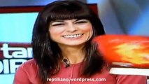 Evidencia reptiliana reportera de CNN cambia en forma de reptil impresionante