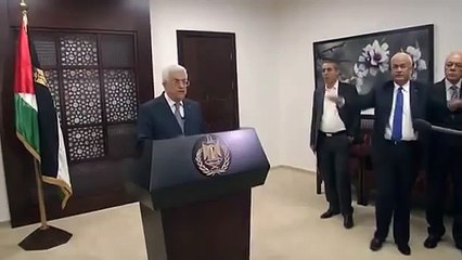 Gaza celebrates as Palestinian president announces ceasefire