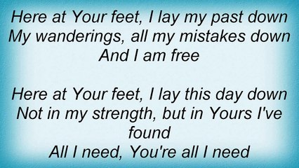 Casting Crowns - At Your Feet Lyrics