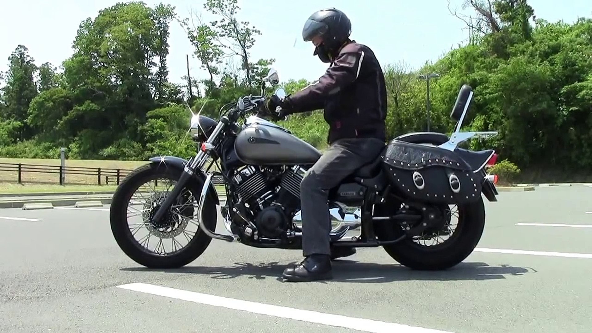 YAMAHAドラッグスター400(DS4)マットグレー DS400 - video Dailymotion