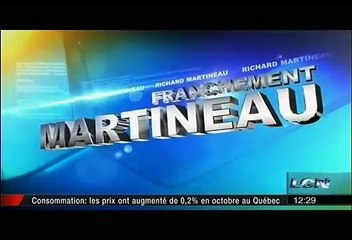 Richard Martineau ouvre son émission vêtu d'une burka!
