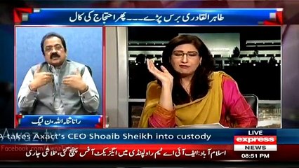 Fight Between Shehla Raza (PPP) & Rana Sanaullah In Live Show