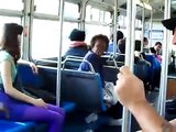 67 YR OLD WHITE MAN FIGHTS A BLACK MAN ON A BUS
